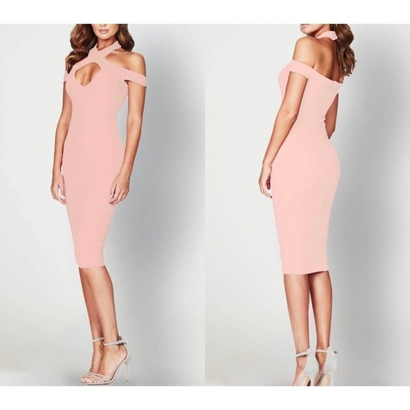 Nookie‎ Hollywood Midi Dress in Black |NWT | MED - Picture 1 of 11
